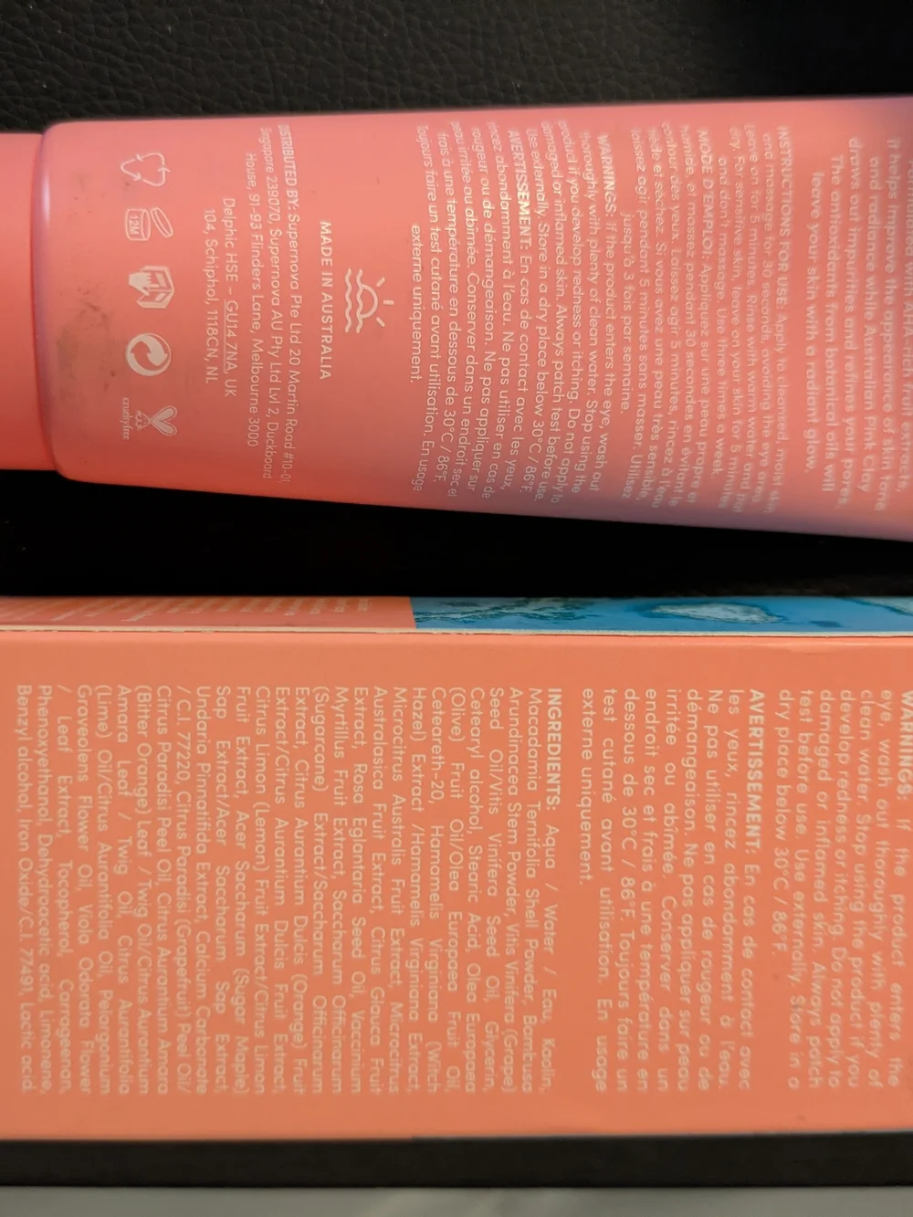 Australian Pink Clay Exfoliator